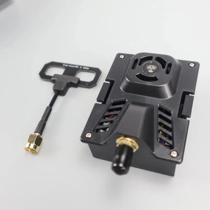 HappyModel ES24TX pro 1000mW 2.4G ExpressLRS ELRS Micro TX Module RGB LED مروحة تبريد لطائرة RC طائرة بدون طيار FPV