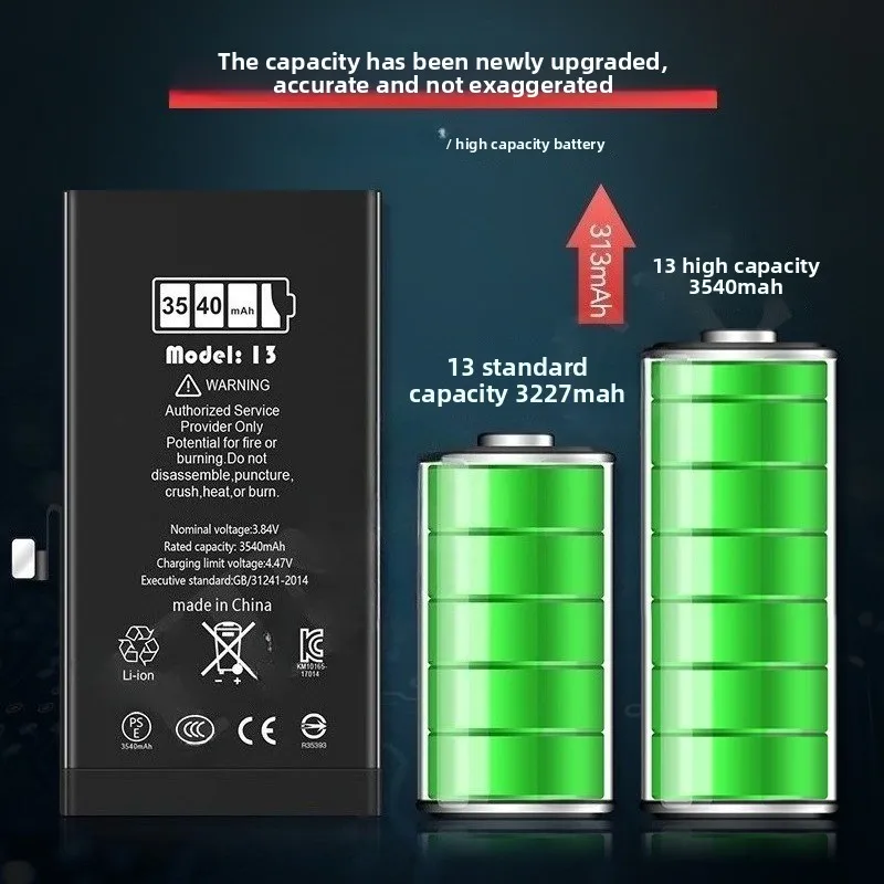 Battery for IPhone 12/12mini/12Pro/12ProMax/13/13mini/13Pro/13PM/14/14Plus/14Pro/14PM/15/15P/15Pro/15PM Mobile Phone Batteries