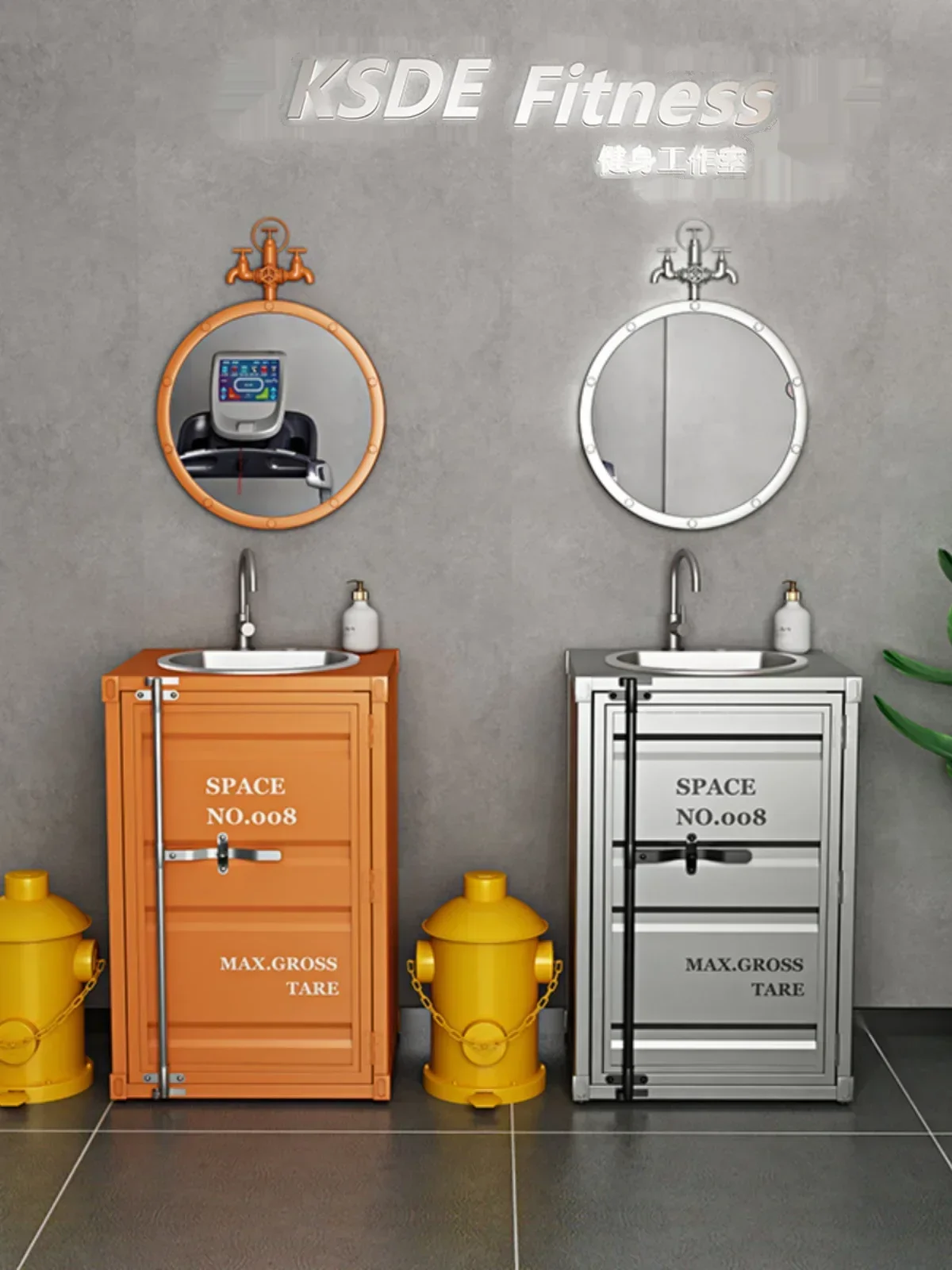Hot SalesHot SalesIndustrial Wind Container Face Wash Basin Retro Commercial Floor Column Wash Basin Milk Tea Shop Bar Wash Basi