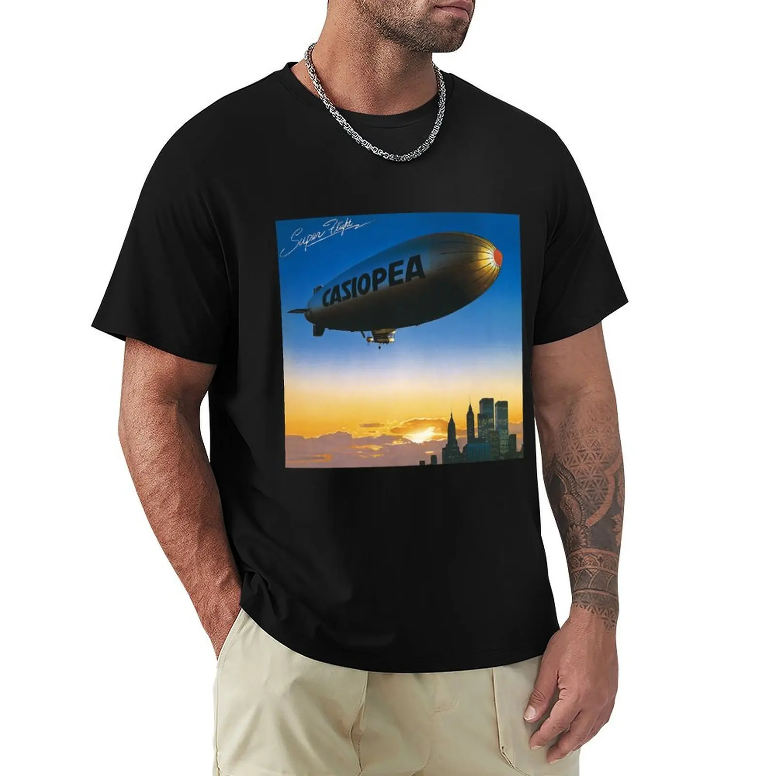 Casiopea - Super Flight (1979) T-Shirt Casual Graphic Print Tee