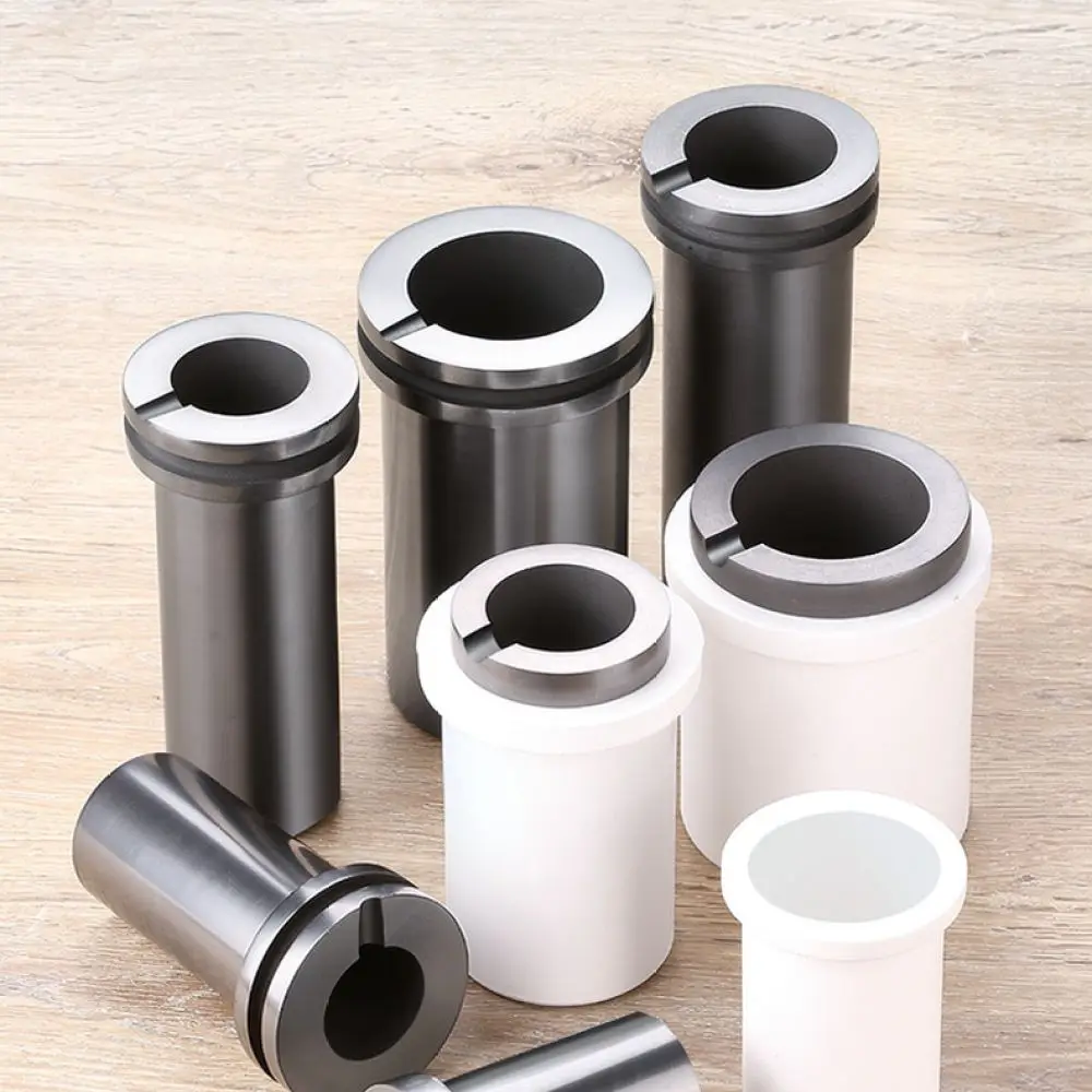 Durable Graphite Crucible For Induction Furnace Smelting Gold Silver Metal Casting Pot Laboratory High Temperature Vessel