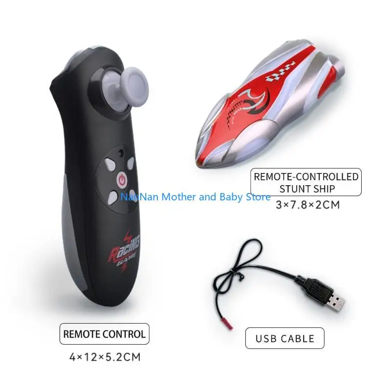 Mini acrobazie barca barca elettrica velocità yacht giocattolo 2,4 Gz Rolling Boat Boys Regalo per il compleanno del