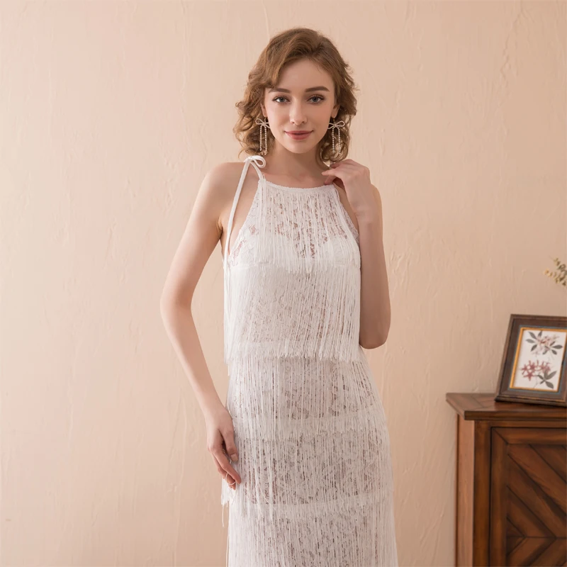 Abiti da sposa affascinanti Abiti da sposa con scollo all'americana Robe in pizzo per feste formali A-line senza maniche Abiti da sposa personalizzati LSMQ12