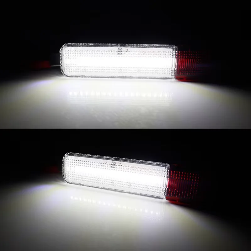 Ice Blue / White LED Car Side Door Courtesy Lights For Chevrolet Silverado Suburban Tahoe GMC Sierra Cadillac Escalade Hummer H2