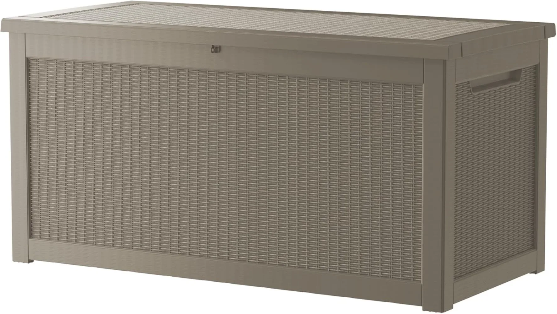 

260 Gallon Resin Deck Box, Waterproof Outdoor Storage Bin for Patio Furniture, Pool Accessories, and Garden Tools,