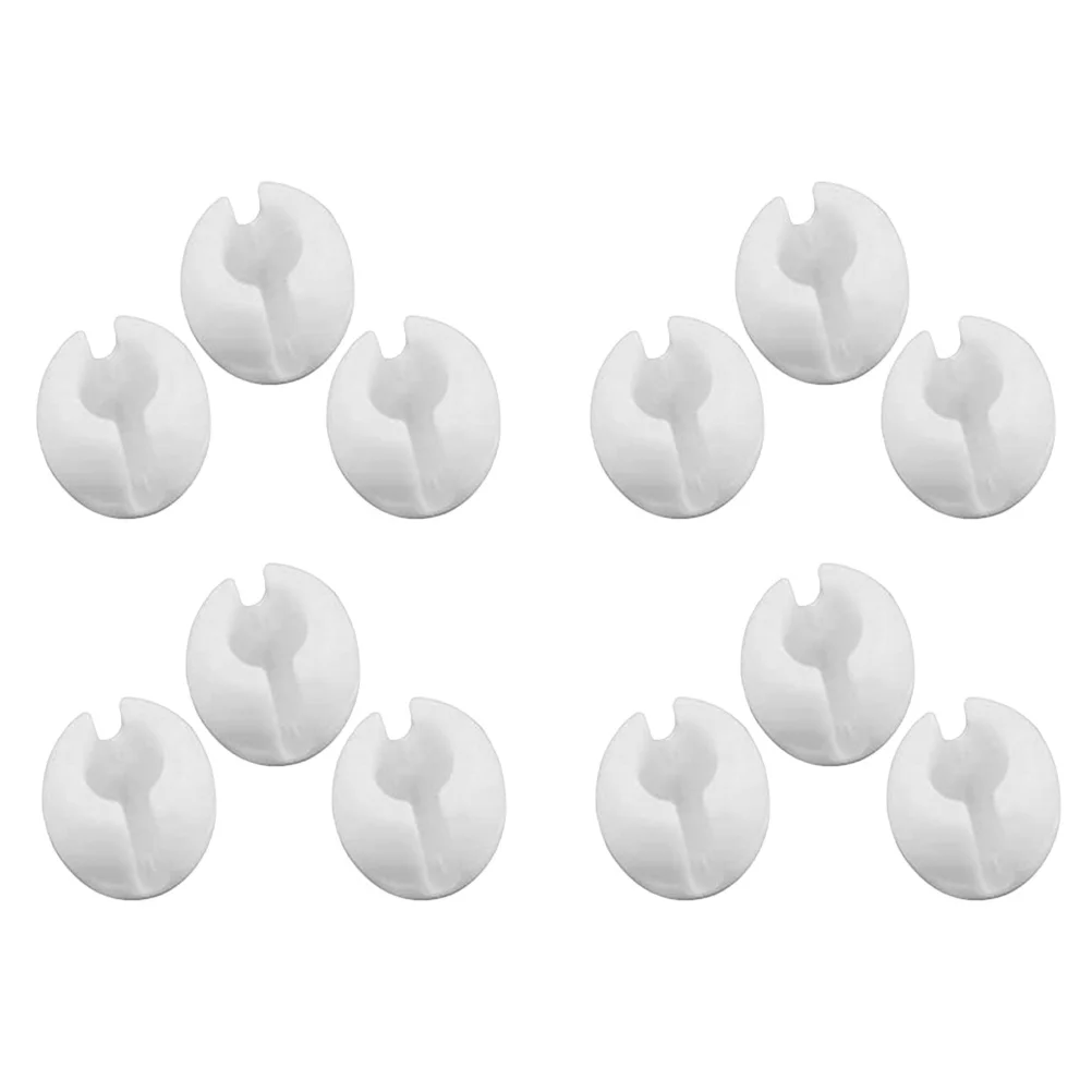 12 قطعة الظل الأسطوانة سلسلة من الخرز سدادات البلاستيك الشفاف تجعيد توقف نافذة سلسلة الموضعين استبدال الملحقات للرأسي