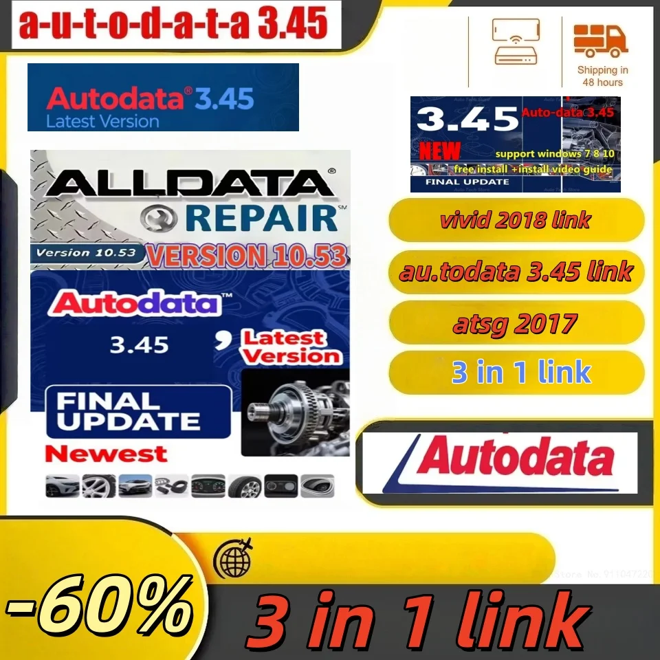 

Программное обеспечение для ремонта автомобилей Vivid 2018+ autodata 3.45 Workshop DATA Multi languages Windows 10 Atris-Technik Europe Automotive