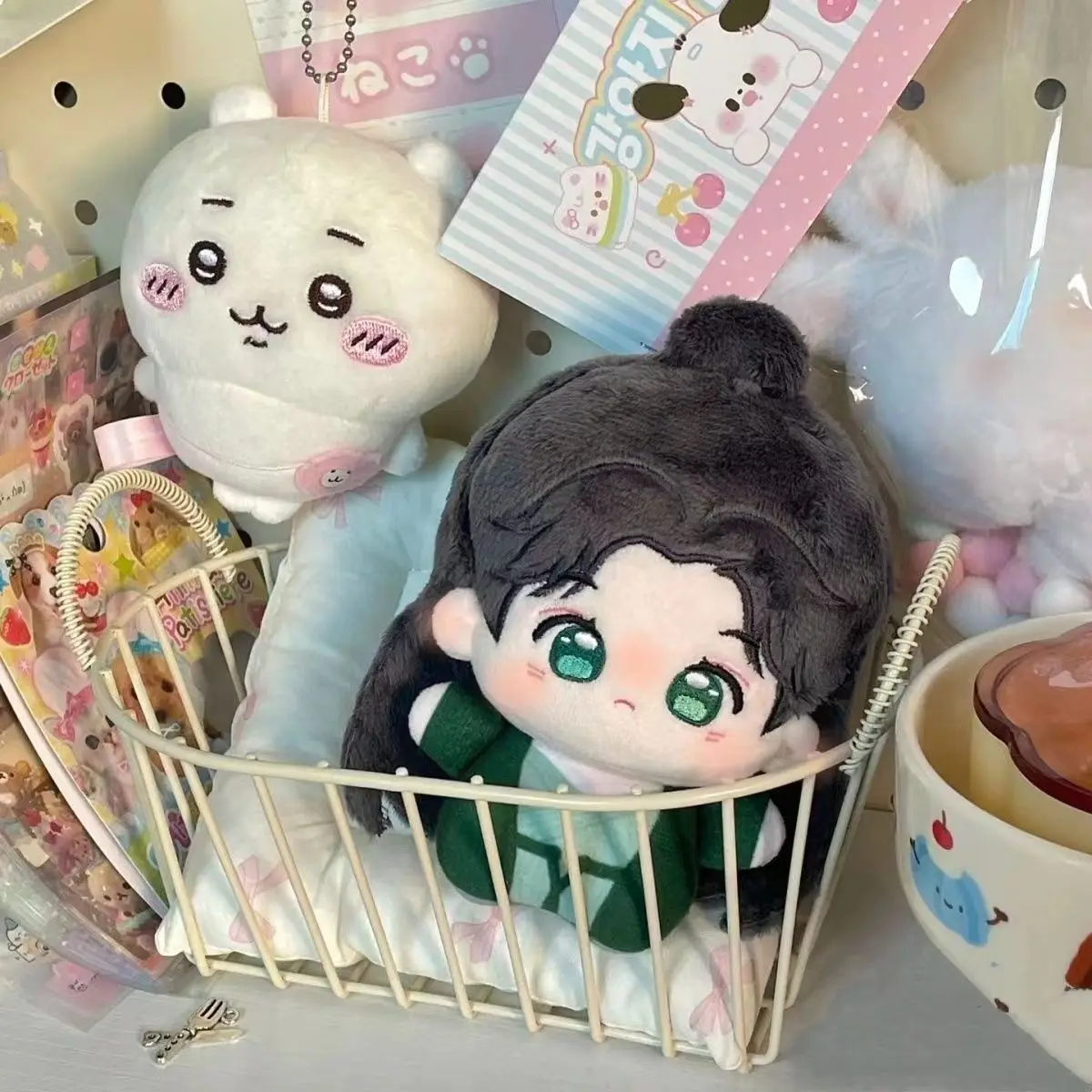 

Мягкая хлопковая плюшевая кукла Li Lianhua Cheng Yi Kawaii, 10 см, креативный рюкзак с подвеской или подарок на день рождения для детей и взрослых