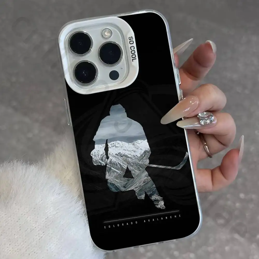 Ice Hockey Rink Puck IMD Case for iPhone 17 16 15 14 13 12 11 Pro Max air plus Shockproof Plating Matte TPU Funda