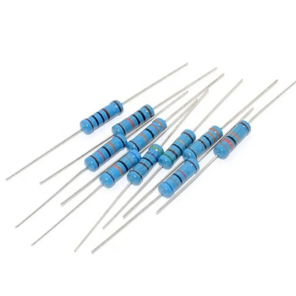 

10pcs 3w Metal Film Resistor 1% 0.1r - 2.2m 2.2 10 100 150 220 270 330 470 1k 2.2k 4.7k 10k 15k 22k 47k 100k 220k 470k 1m Ohm