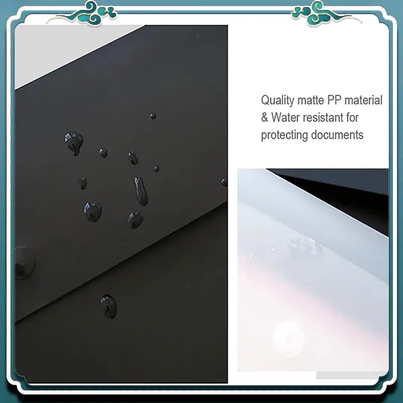 

Простой в использовании 10-папка с карманом, пластиковый конверт в граммах, плоский органайзер для файлов и писем с застежкой-кнопкой, размер буквы А4