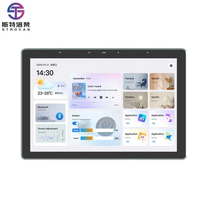 T8 2-Zone Android Smart Home Background Music Host Multi-Scene back & Multi-Language Switching