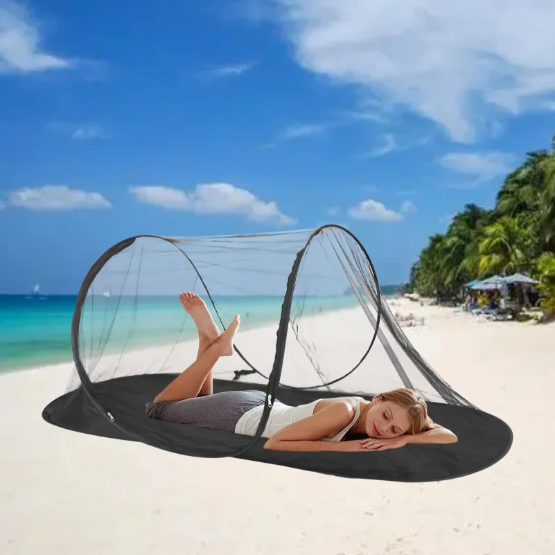 New Outdoor Camping Anti-Mosquito Tent Mat Portable Outdoor Boat Type Free Installation Hand Thrown Travel Mosquito Net