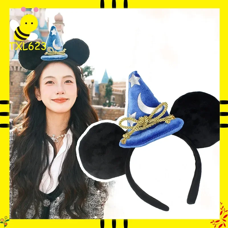 

New Mickey Magic Headband Disney Park Play Photo Headband Headpiece Minnie Magic Hat birthday gift