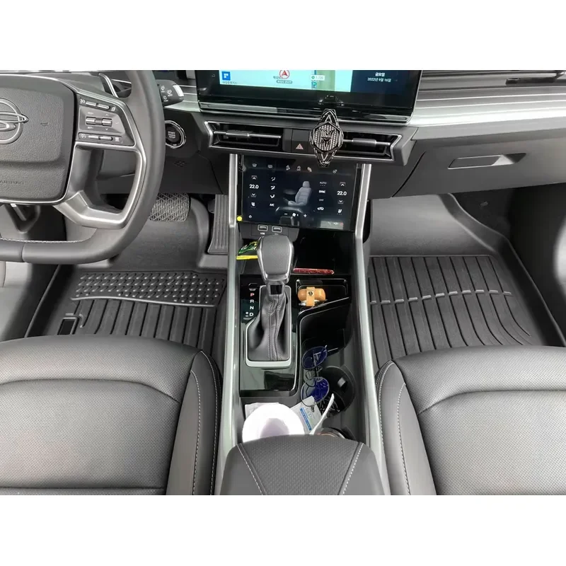 Custom TPE Full Set 5mm Thick Car Floor Mats for Q4 E-tron 2021-2026 All-Weather Floor Liners