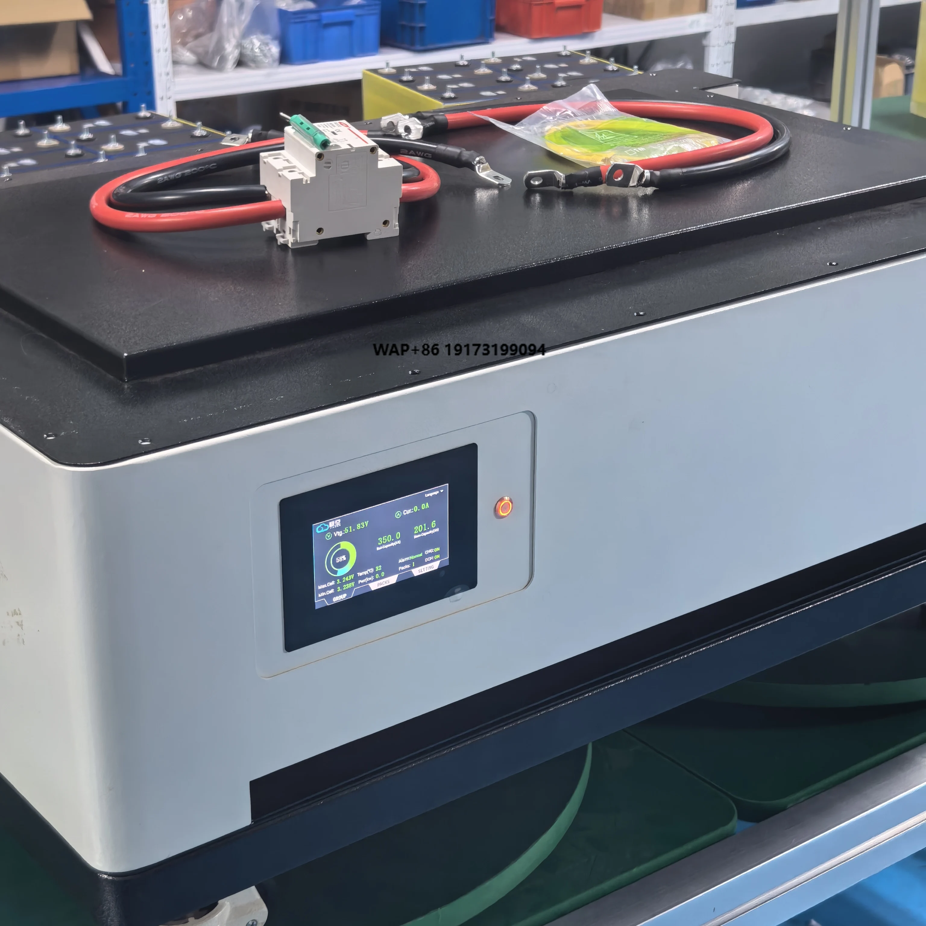 Stacked Big Power 48V 1000Ah 50Kwh Lithium Battery for Solar Energy Storage Lithium Battery with Bms Lithium Battery 51.2 Volt