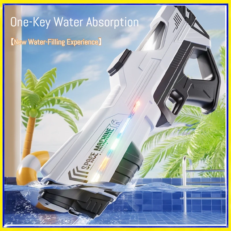 space-machine-electric-burst-water-gun-high-pressure-one-key-automatic-water-absorption-13m-range-pool-beach-songkran-festival