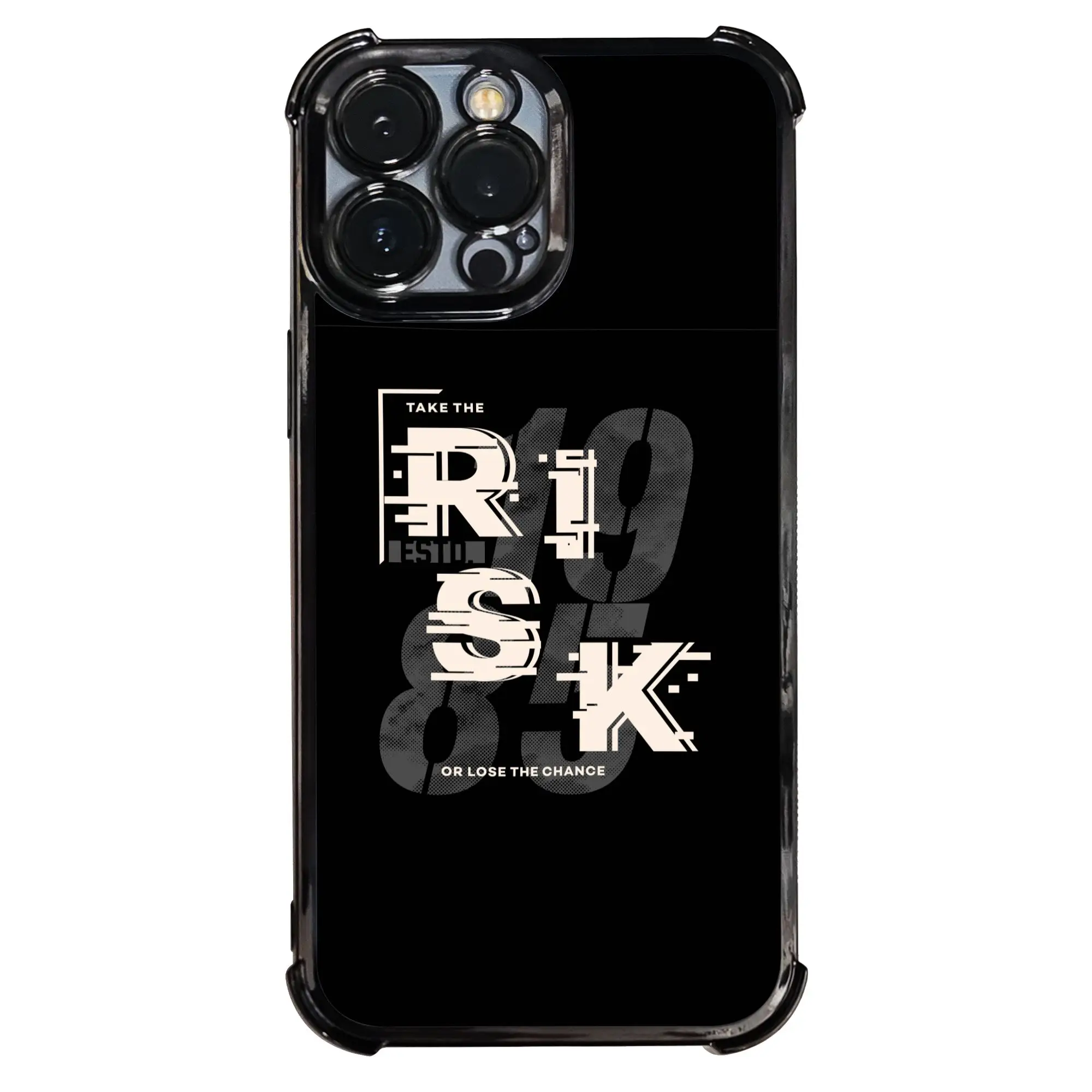 New Armor Bumper Shockproof Trendy English Letters    Phone Case Electroplating Process for iPhone Various Models