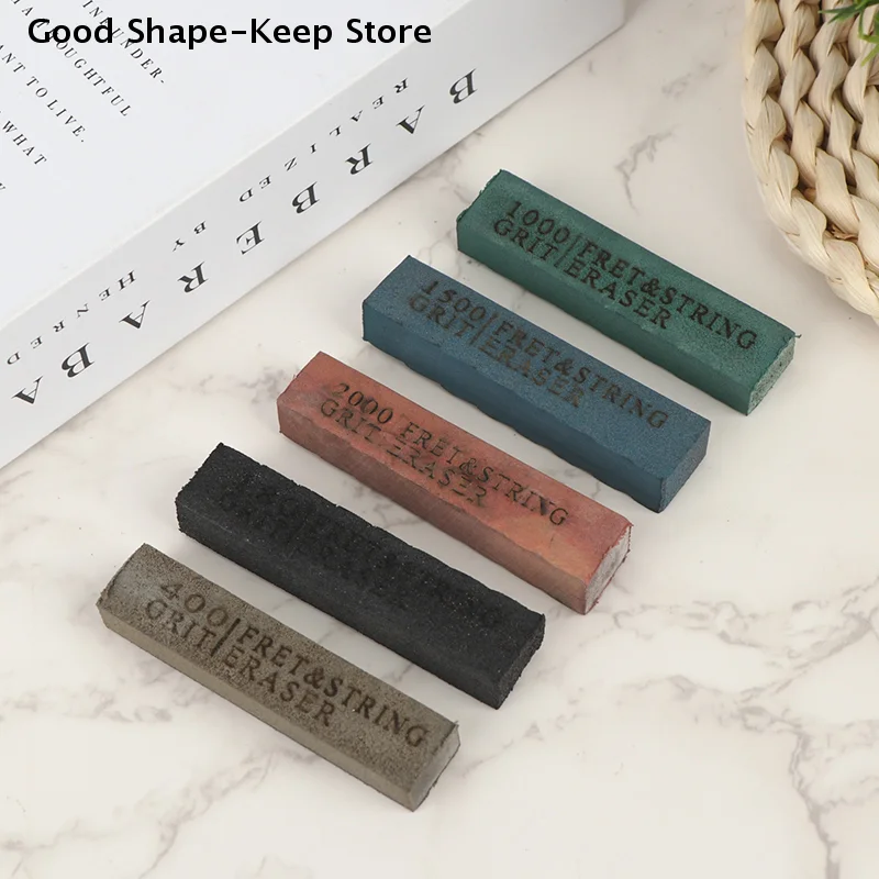 1PC Guitar Fret Polishing Erasers Abrasive Rubber for Fret Wire Cleaning 180/400/1000/1500/2000 Grit Guitar Maintenance Tool view 3
