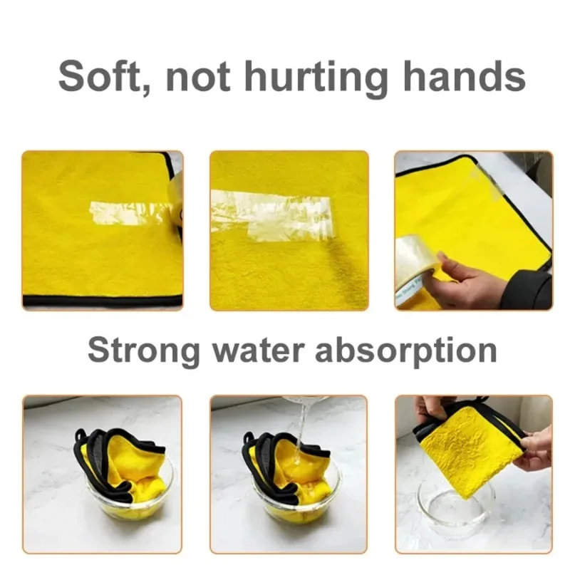 Car Cleaning Cloths Microfiber Cleaning Towel Professional Detailing Car Drying Microfiber Towel Wash Towel Accessories