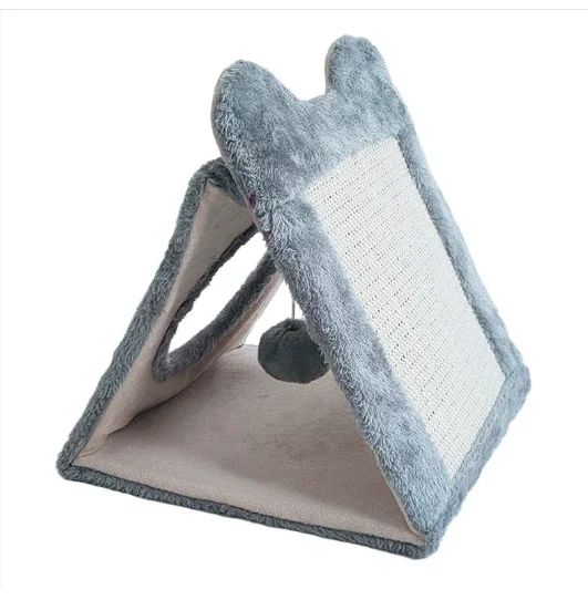 Cadre d'escalade pour chat de type X, plaque à griffes pour animaux de compagnie, nid pliable en Sisal et chanvre, griffe de broyage pour lit