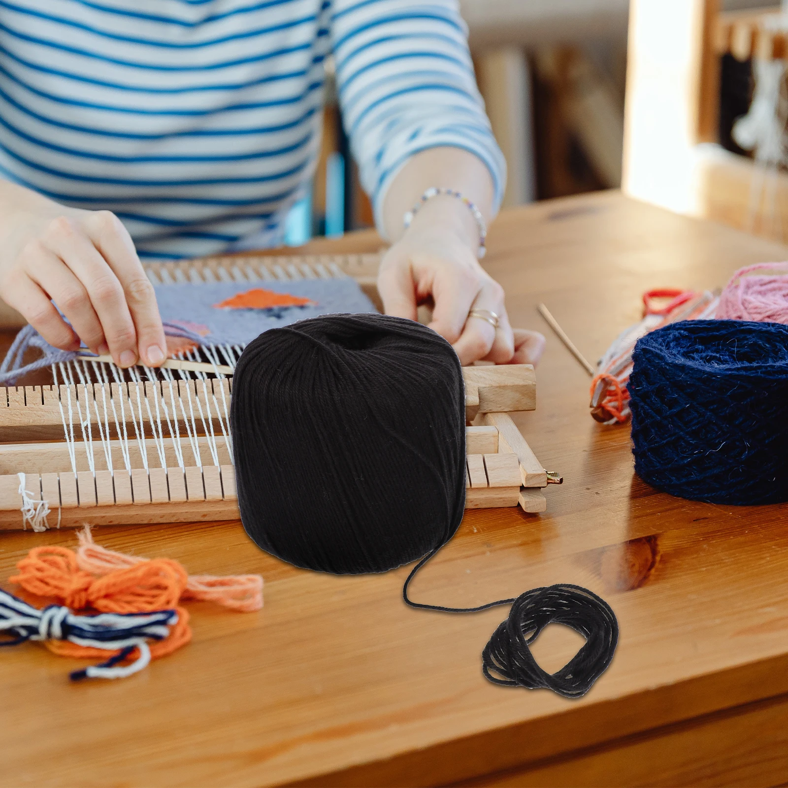 

Cotton Thread Winder Portable Yarn Crochet Accessories Multifunction Soft Flexible Household Decor Beading Chinese Knots Jewelry
