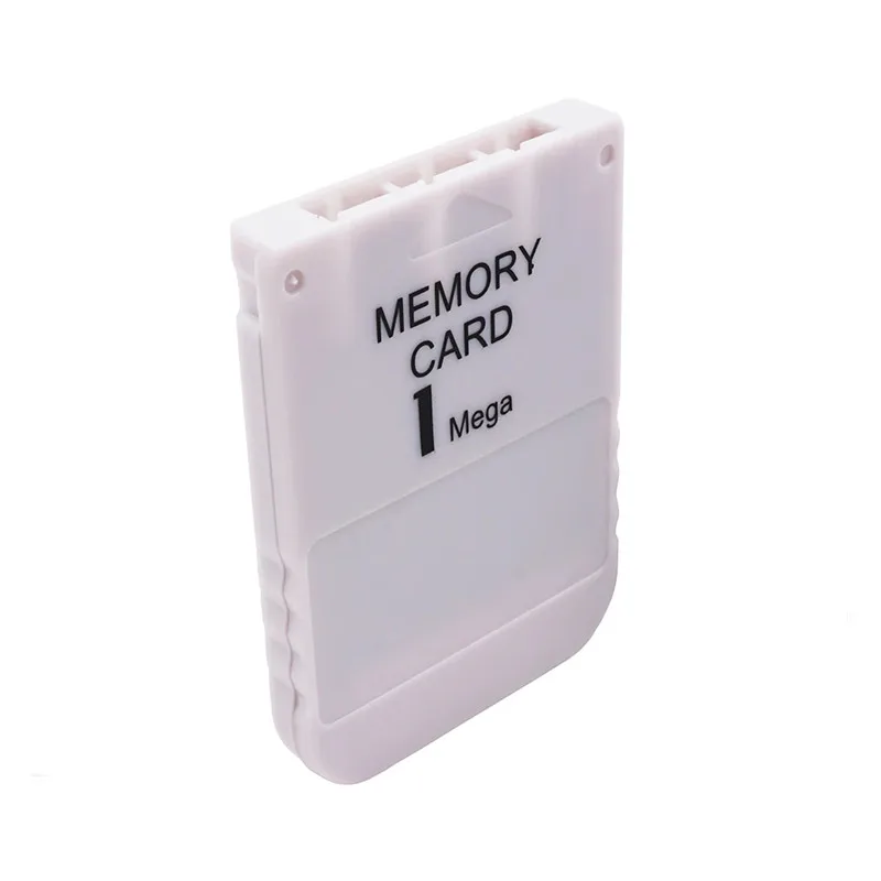 100 pièces nouvelle carte mémoire blanche 1 méga pour Console PS1 PS One Playstation 1 sauvegarde des données de jeu économie progrès