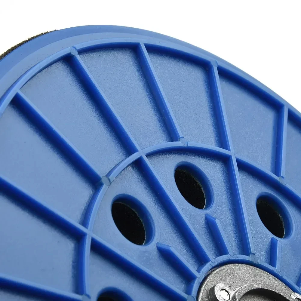 

9 Inch 210mm 10 Holes Drywall Sander Backing Pad Hook And Loop With 14mm Thread Wall Polishing Sanding Discs Blue Abrasive Tool