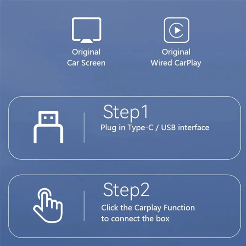 Carplay di classe AI Box Android 13 5Ghz Wifi Bluetooth Android Auto Adattatore Carplay wireless