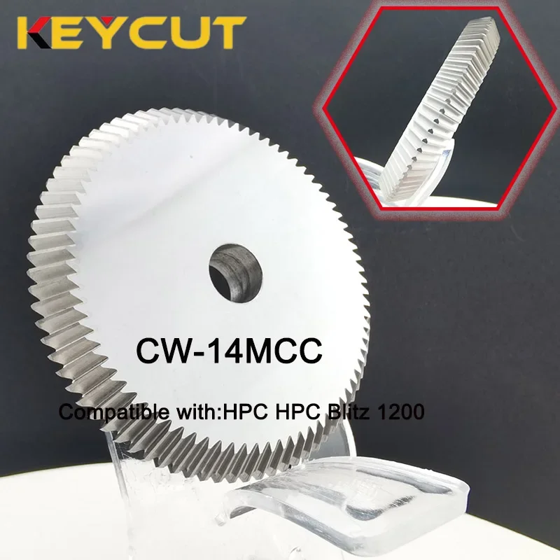 Key Milling Cutter CW-14MC CW-14MCC Standard Large Cylinder Cutter Compatible with HPC Blitz 1200 machines