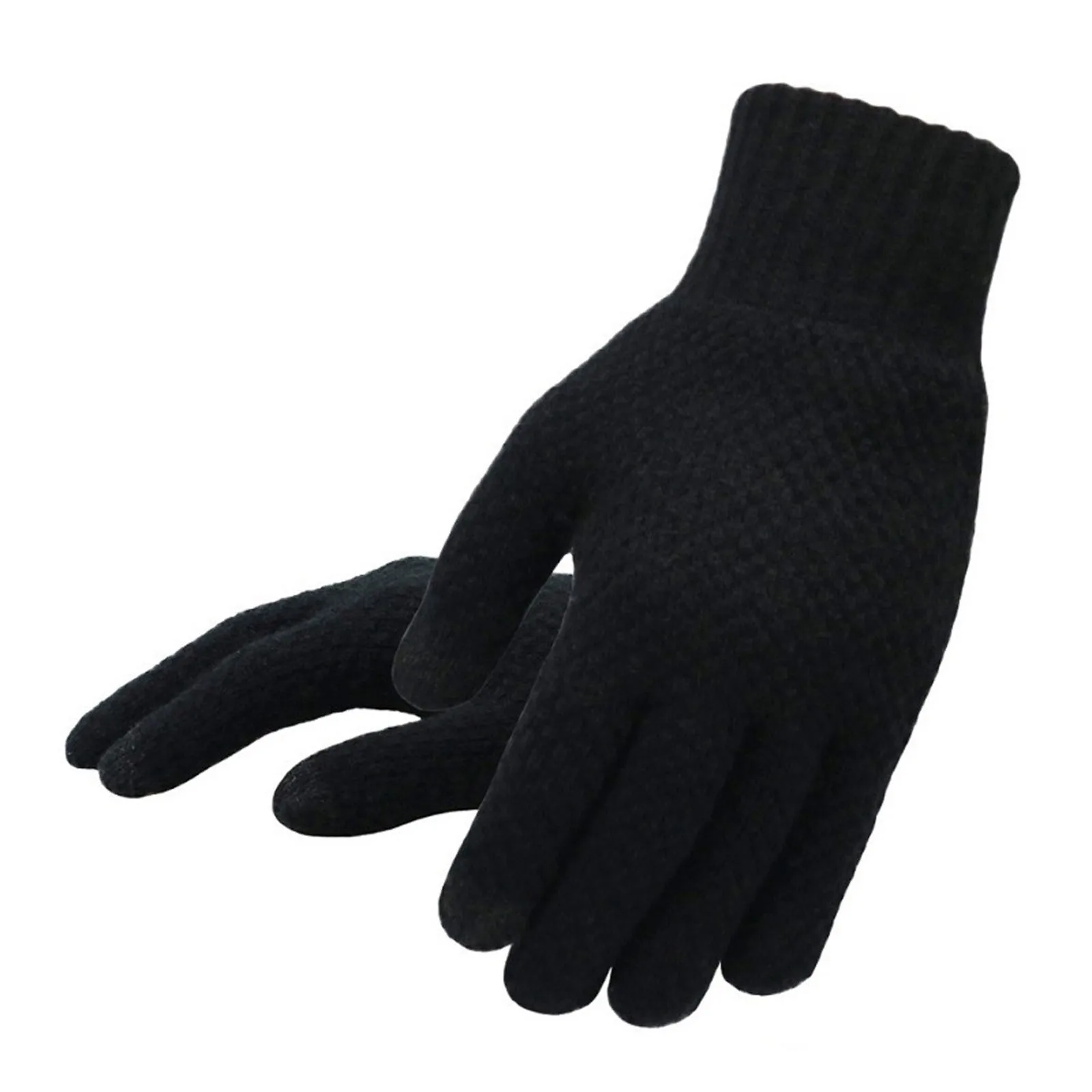 Black Level 5 Anti Cut Gloves Steel Wire Metal Mesh Safety Protection Gloves Kitchen Butcher Working Gloves Cut Fish Meat Garden