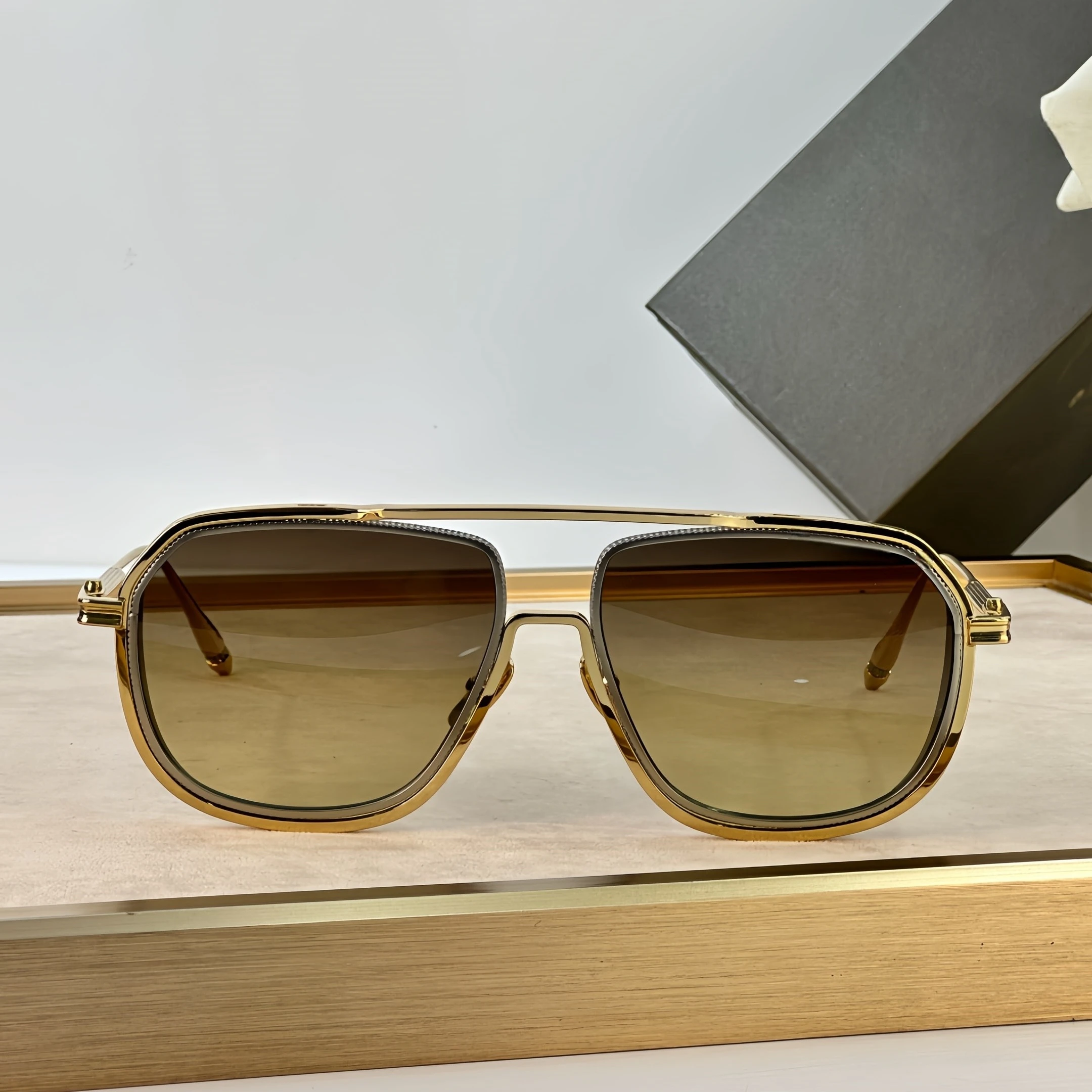 نظارات شمسية للرجال نظارات شمسية مستديرة شعبية DTS165 سبيكة معدنية للجنسين lrest de sol mujer INTRACRAFT نظارات شمسية أنيقة