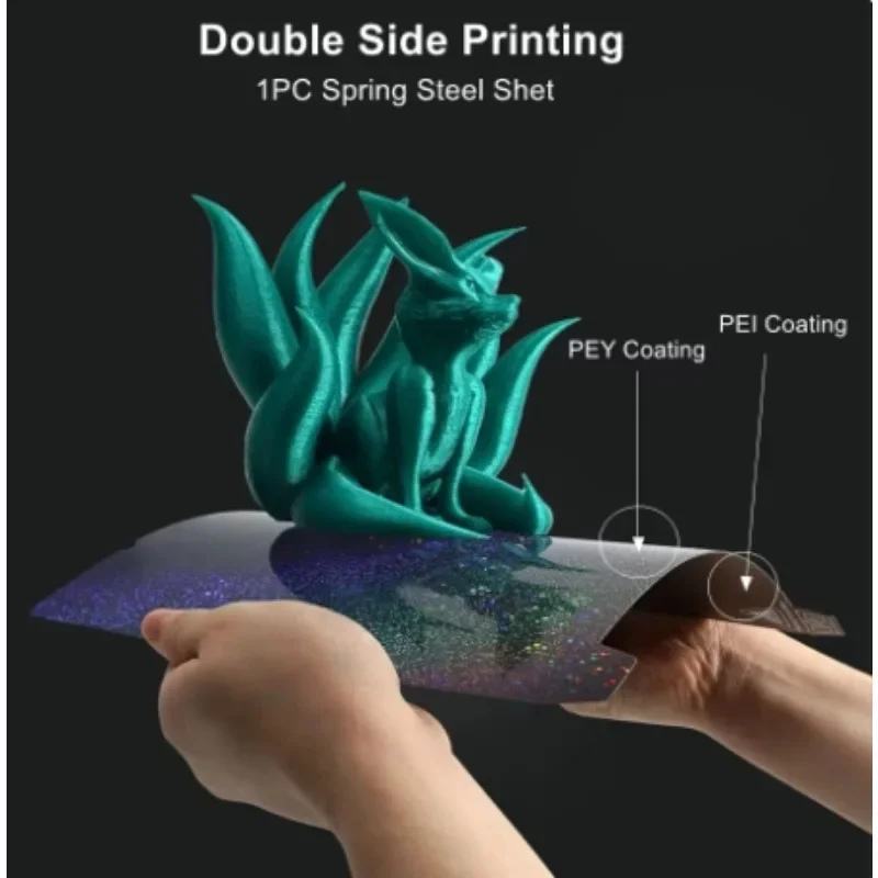 Para Ender 3 V3 SE placa de construcción textura Pei resorte acero 235x235mm suave PEY PET PEO hoja para Creality K1/ Ender3 V3-SE/S1 Pro