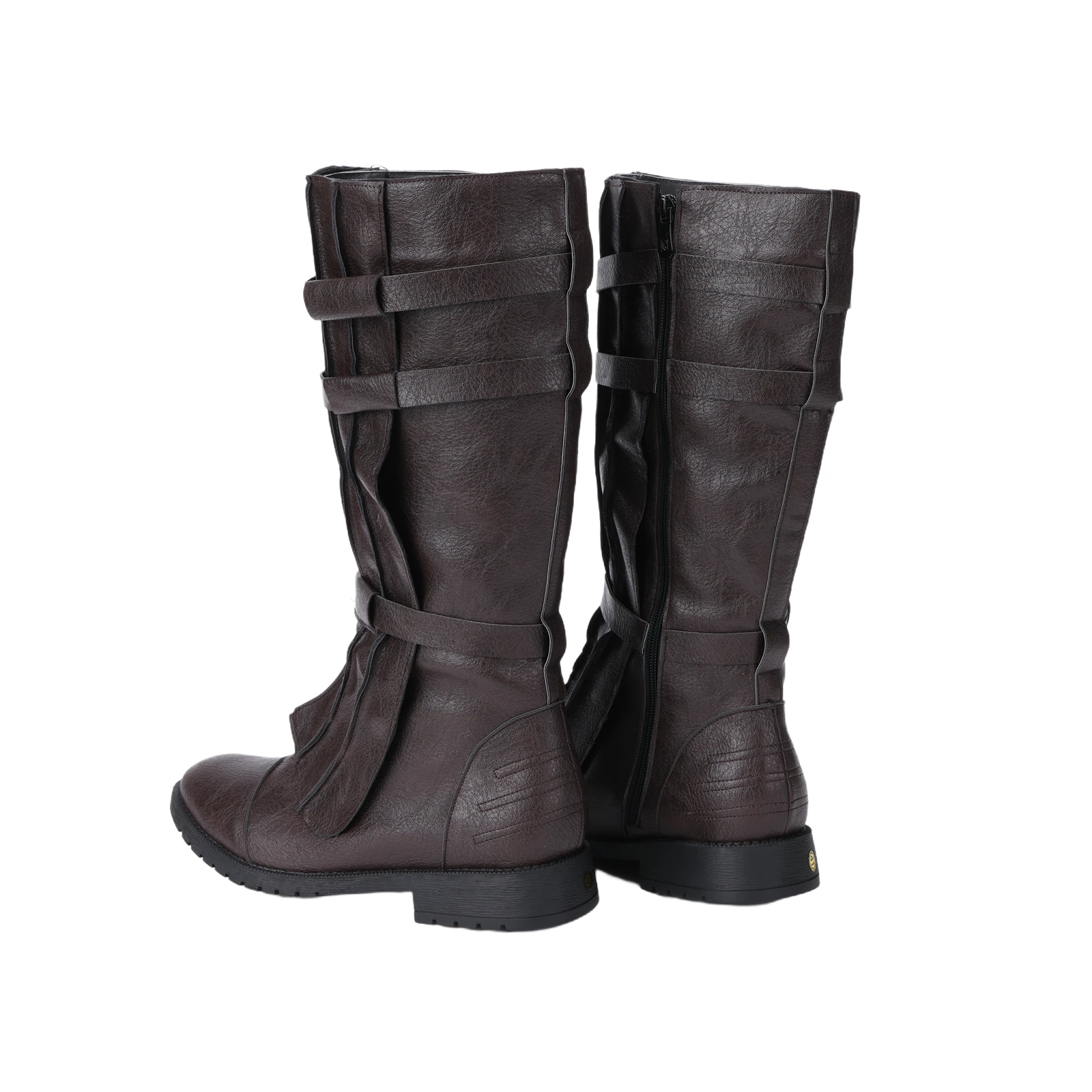 

Men Medieval Renaissance Pirate Tall Boot Knight High Boots Skywalker Kylo Ren Cosplay Shoes Halloween Costume Props