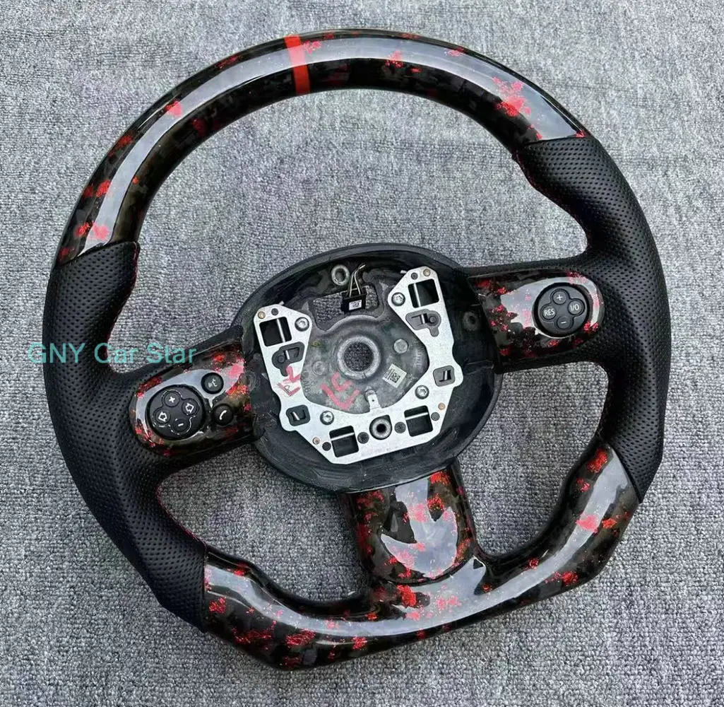 100% Real Carbon Fiber Car Steering Wheel For BMW MINI R55 R56 R57 R58 R59 R60 R61