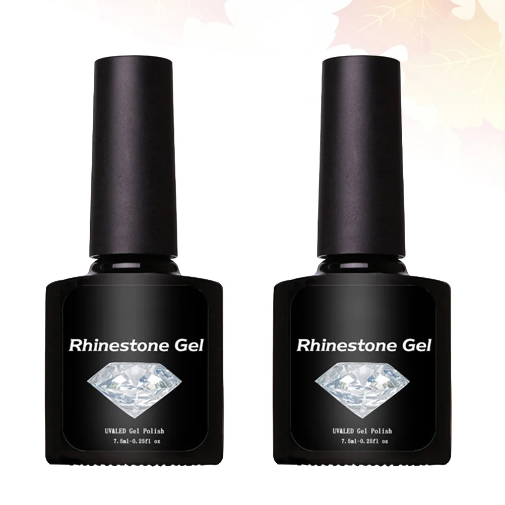 Juego de pegamento para uñas postizas naturales, Kit de herramientas de manicura duradero, accesorios de decoración de uñas, Gel, 2 uds.