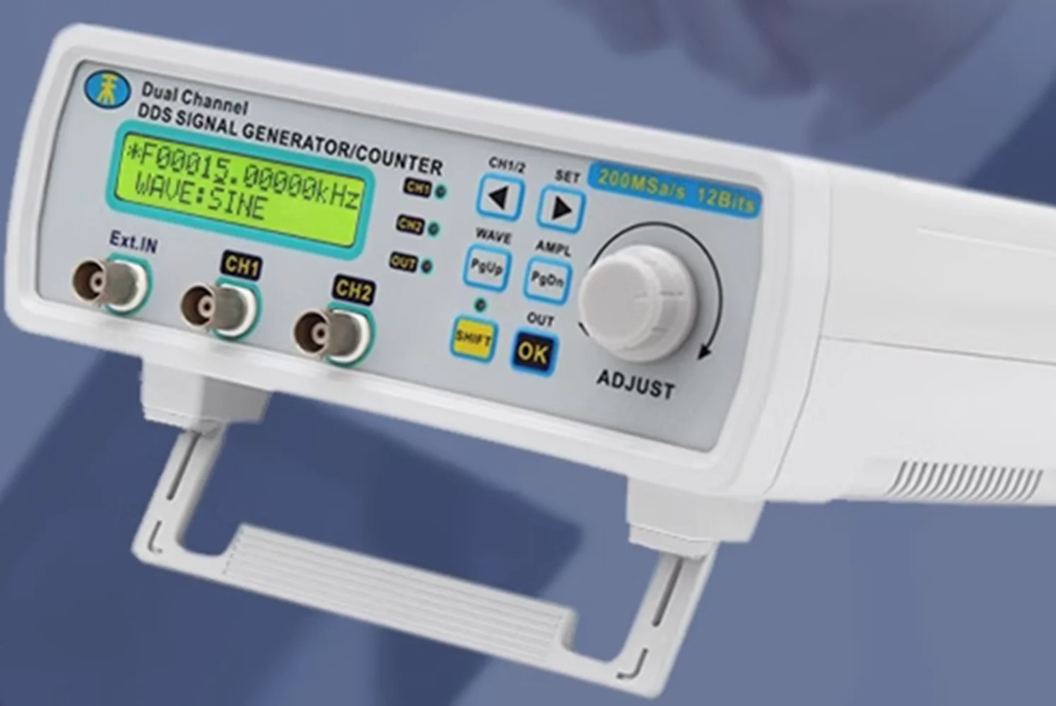 Imagem -03 - Totalmente Cnc Dds Dual Channel Function Gerador de Fonte de Sinal Arbitrário Contagem de Freqüência Mhs5200a