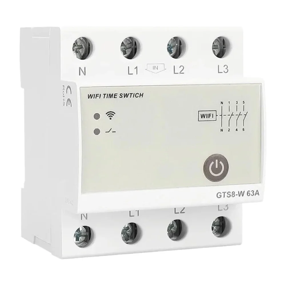 

Innovative Smart Wifi Timing Solution For Tuya GTS8W Control Relay Designed to Manage Electrical Loads Remotely