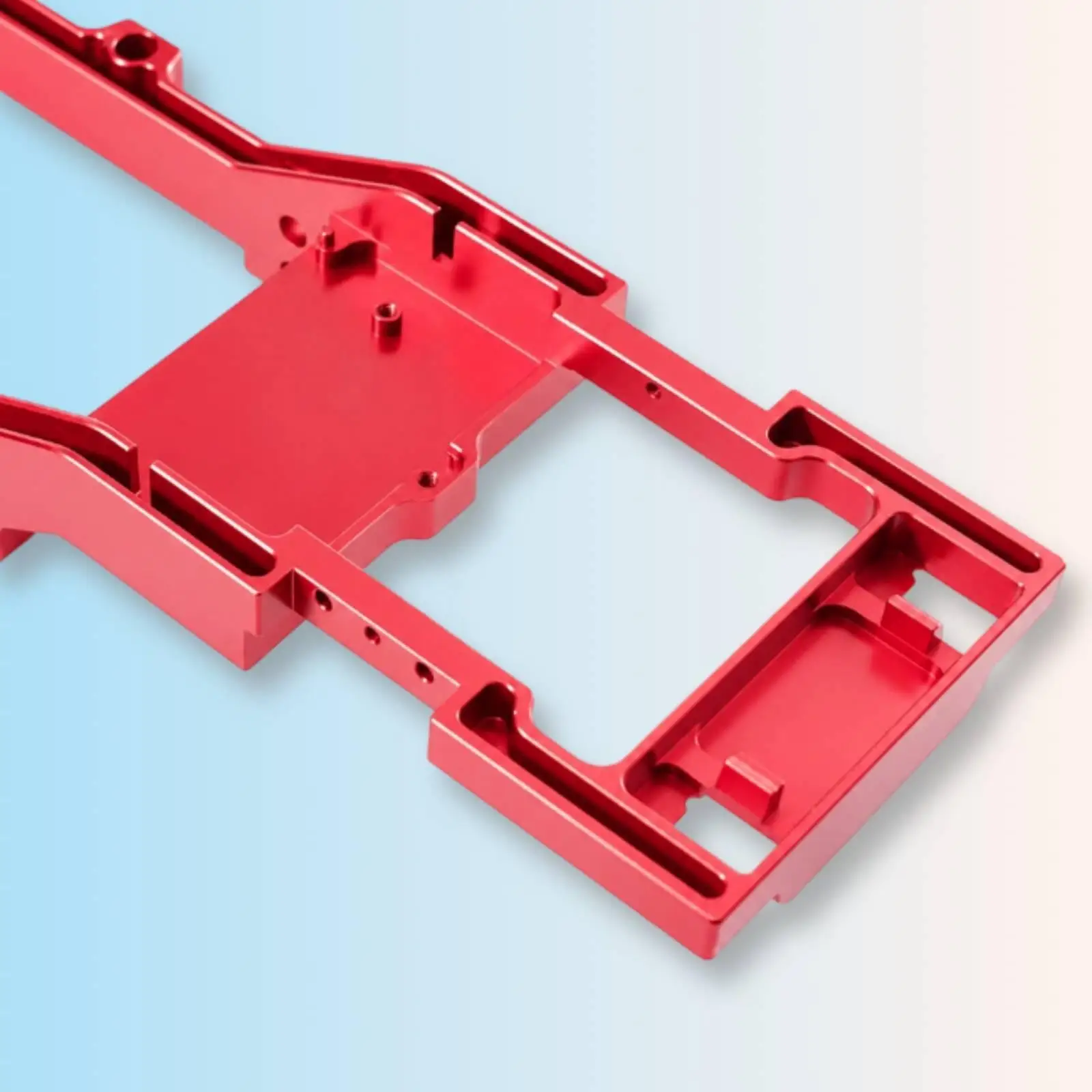 Metal RC Car Chassis Frame Assembly Compatible with MN300 Tank 300 1/12 Crawler Replacement Part 311mm Long Ladder Frame