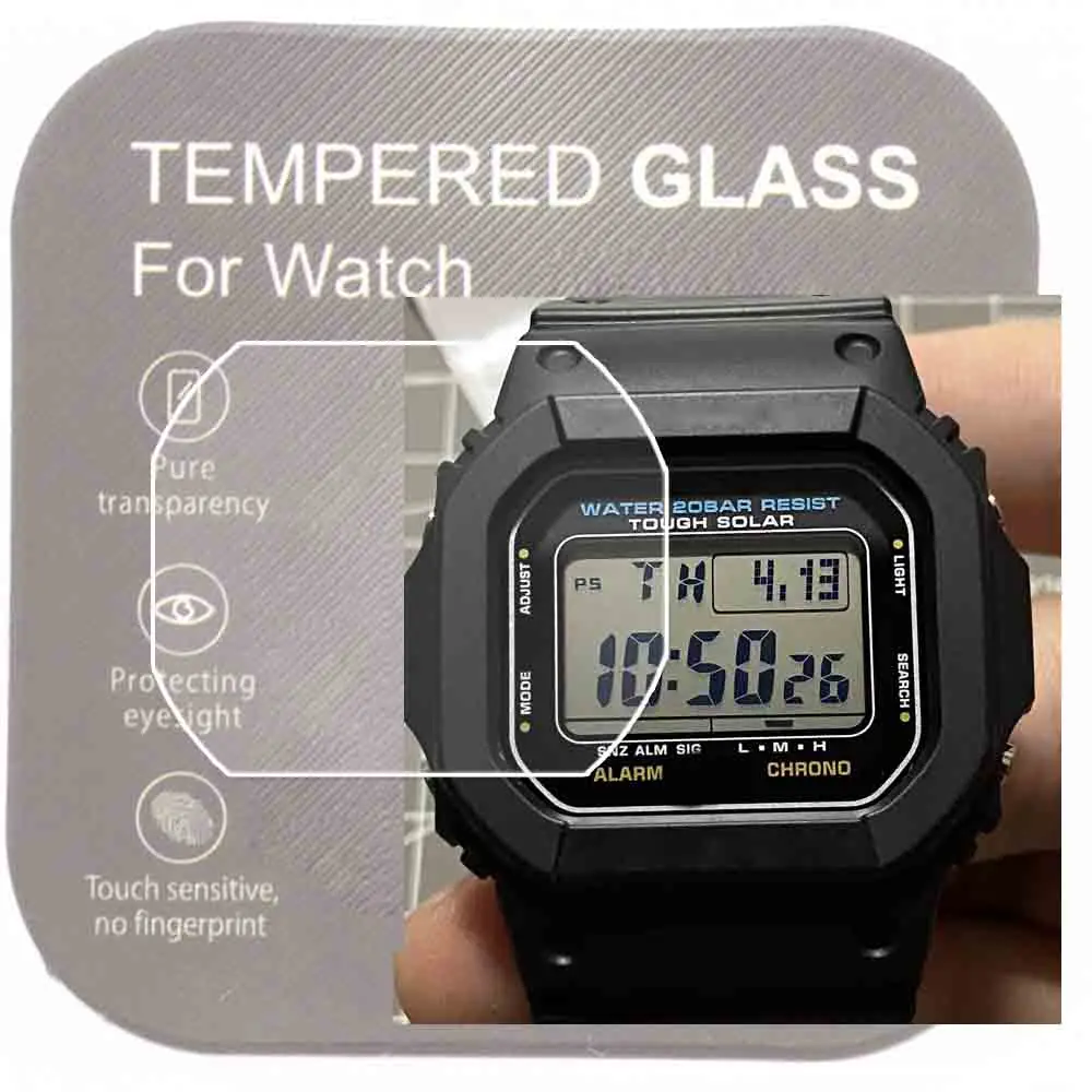3Pcs Glass For GW-M5610 G-5600 GBD-200 GBX-100 GWX-5600 DW-5600 GMW-B5000 DW-5635 GW-B5600 GW-5000 GX-56 Tempered Protector
