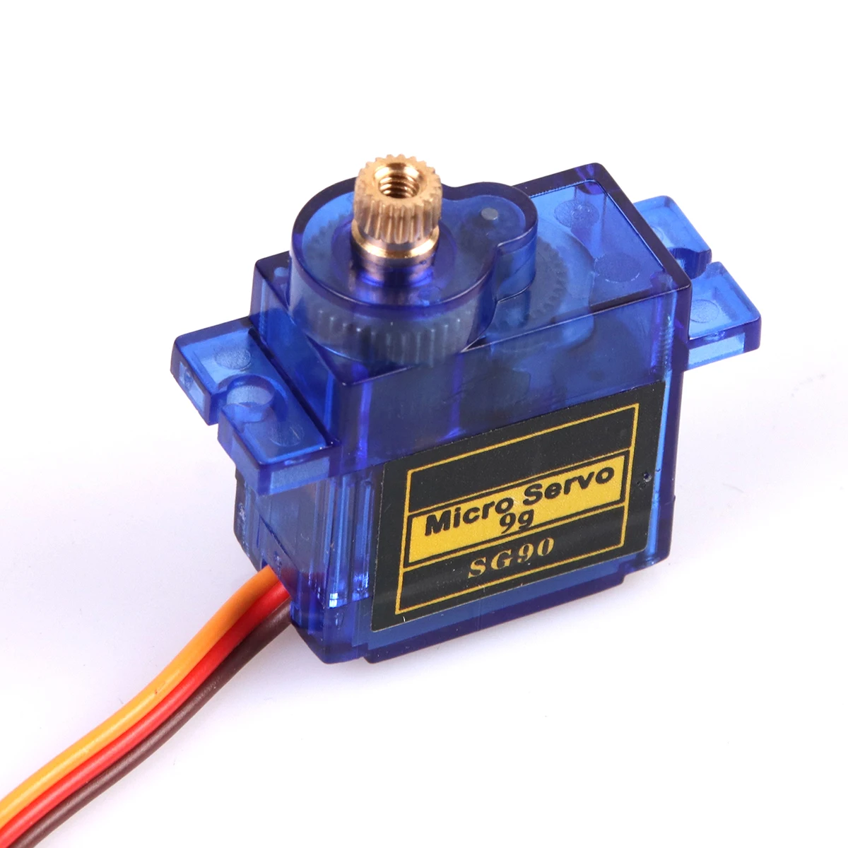 Wholesale SG90 Micro Mini Servos All metal gears 0-180° Servo for RC 250 450 Helicoper Airplane Car ship Boat Robot