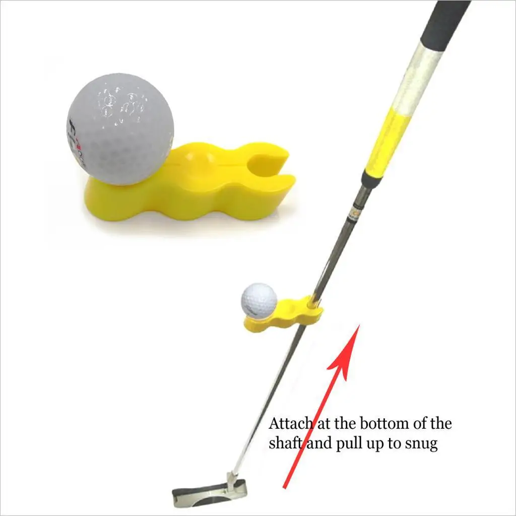 Golf Putting Practice Tempo Tray Lightweight Durable ABS Clip on Putter Training Aid for Smooth Stroke and Control