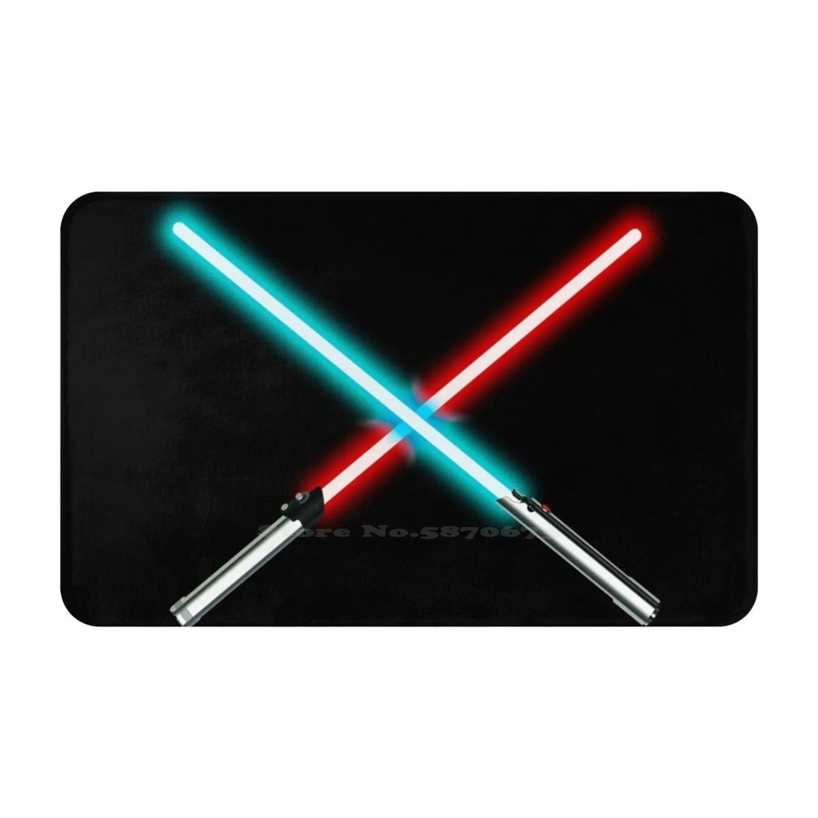 Stop Wars-Dueling Soft Cushion Car Home Carpet Door Mat Stop Wars Dueling