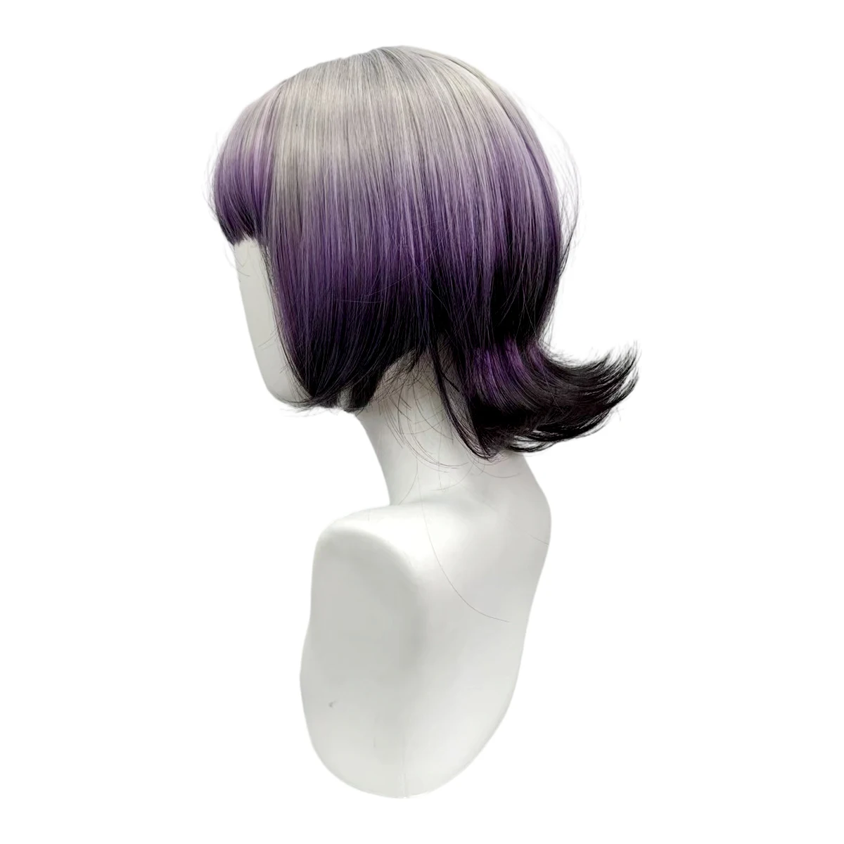 Grey Purple Black Ombre Bob Wi - đánh giá và giá Anime Cosplay Girl With Black Hair