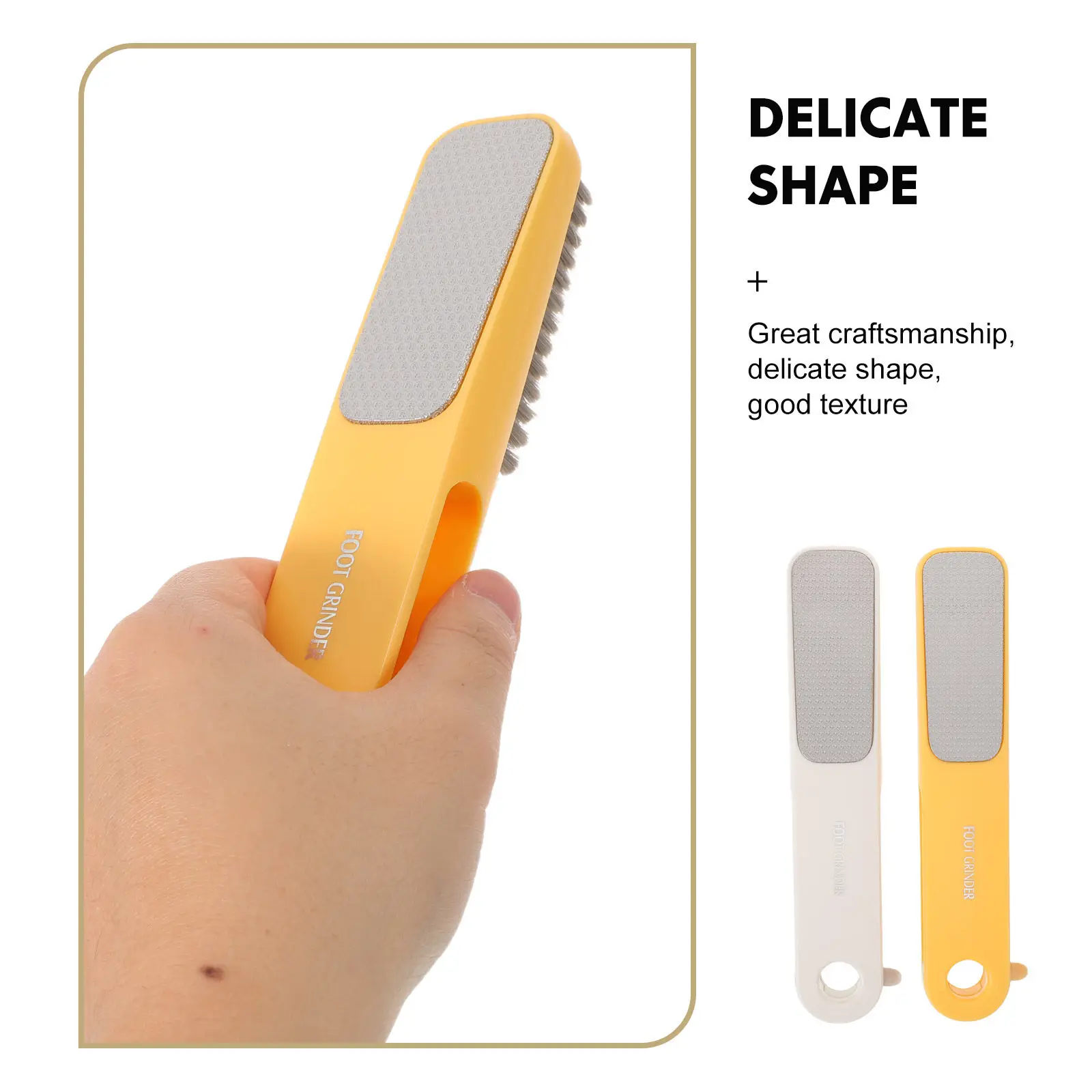 2Pcs Dead Skin Remover For Feet Ergonomic Foot File Care Tools Efficient Hard Removal Soft Smooth Callus