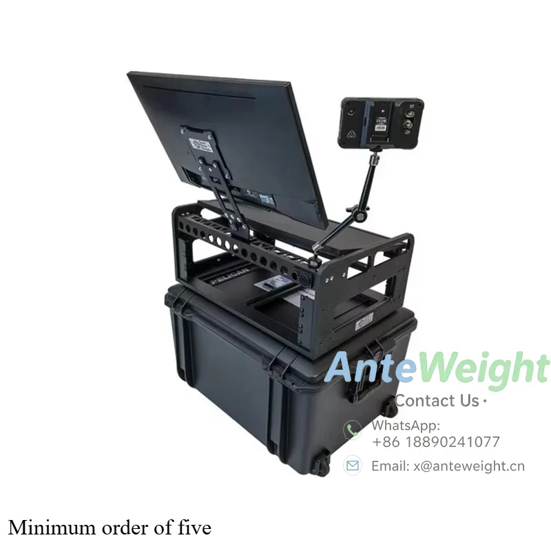Adjustable Angle Birch Board Fly Rack case for Dell P2418HT 24