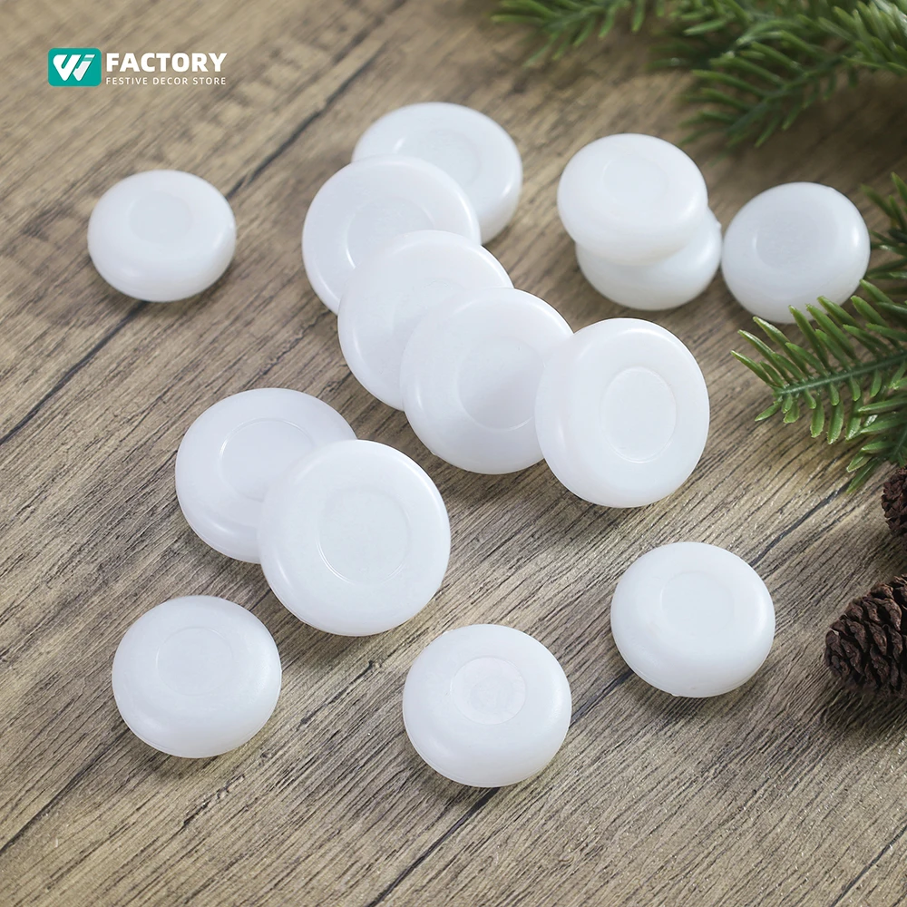 30/50/100pcs New Rattle Box Repair Fix Noise Maker Insert Pet Baby Bell Plush Doll White Plastic Squeaker Toys 25-30mm Wholesale