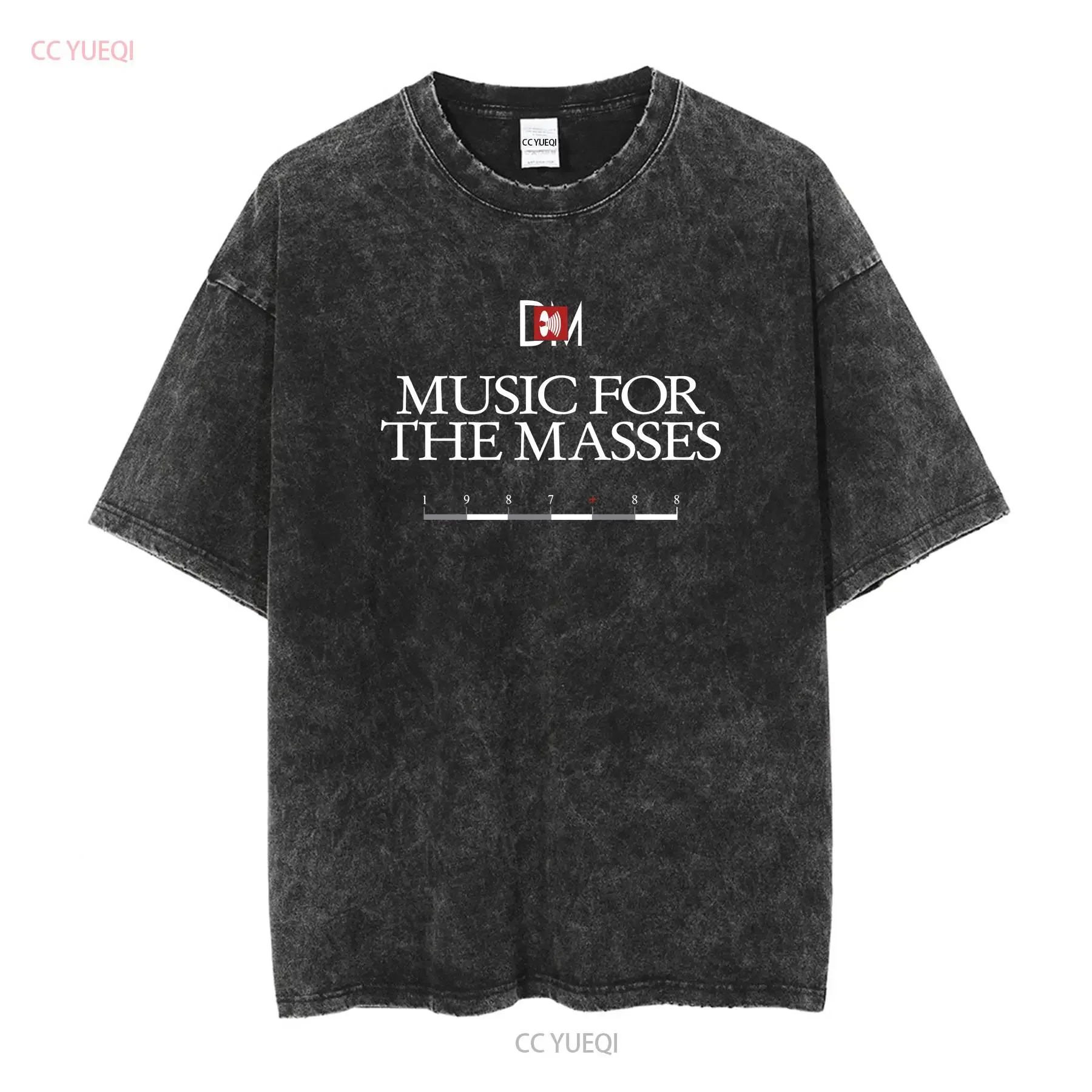 NWT mode music for the masses Logo Classic T Shirt L 2XL vintage Washed Top For Everyday Wear Slightly designer clothes Unisex
