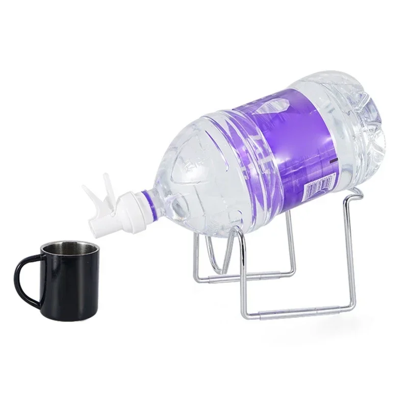 5L Water Bottle Valve Faucet Water Dispenser White Drink Tap Valve Spigot Portable Replacement Bottle Top For Outdoor Tap