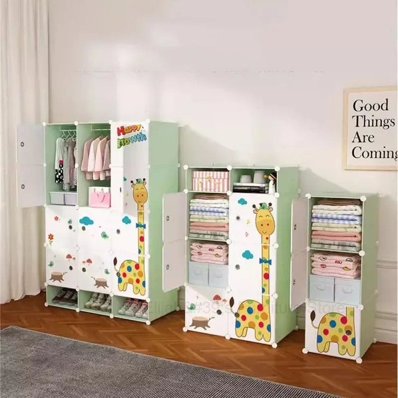 

Display Organizer Wardrobe Clothes Storage Portable Shelf Closet Waredrobe Watches Space Saving Door Armario Home Furniture